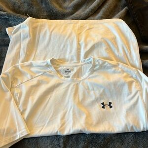 White under armor shirt